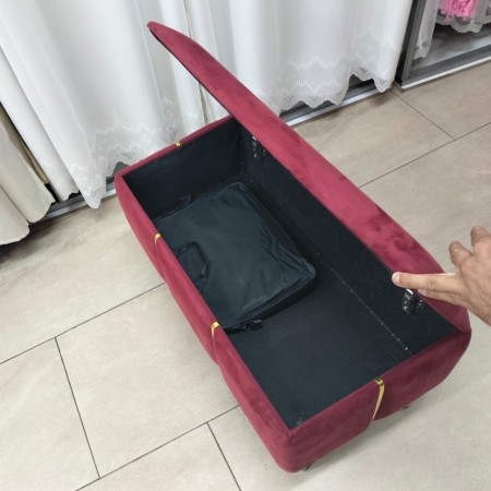 مقعد - بف تسريحة صندوق العروس شفط بارجل ذهبية